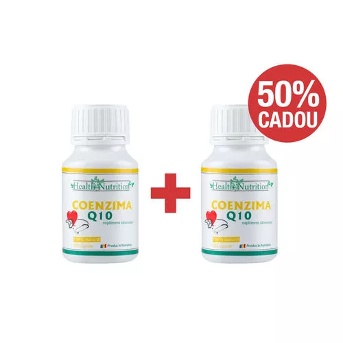 Pachet 1+1 la jumatate de pret Coenzima Q10 120 cps