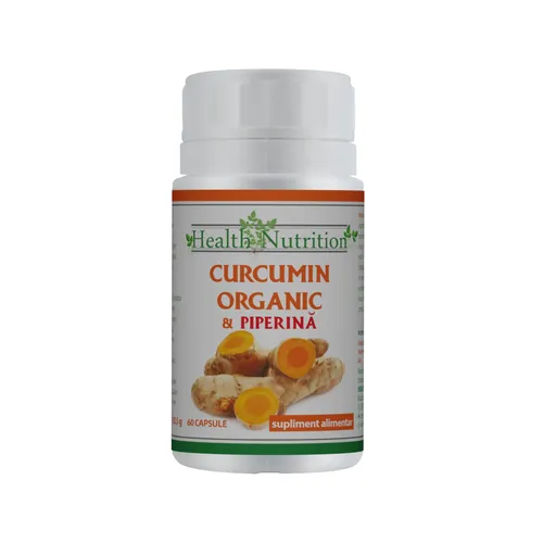 Curcumin Organic + Piperină 60 capsule