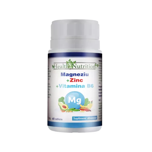 Magneziu +Zinc si Vitamina +B6, 60 tablete