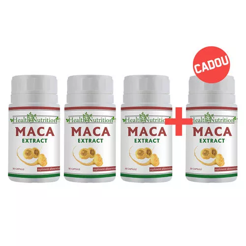 Pachet 3+1 Gratuit Maca Extract 60cps