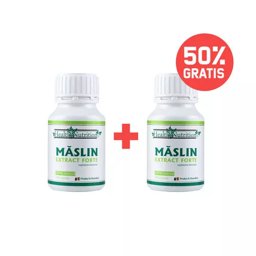 Pachet 1+50% CADOU Măslin Extract Forte 180 capsule