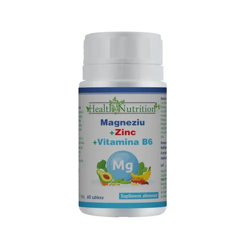 Magneziu +Zinc si Vitamina +B6, 60 tablete
