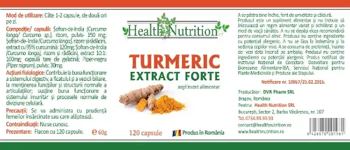 Turmeric Extract Forte 120 capsule