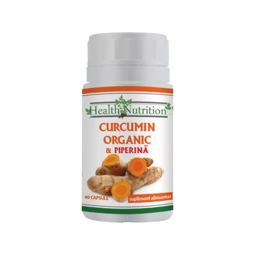 Curcumin Organic + Piperină 60 capsule