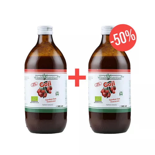 Pachet 1 + 50% GRATUIT Goji BIO - Suc 100% Pur 