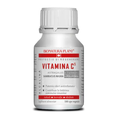Vitamina C5 Alcalină 180 capsule