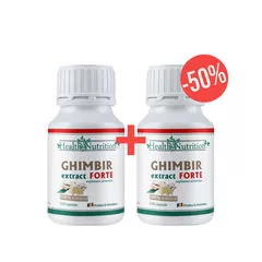 Pachet Ghimbir Extract forte 120 capsule 1+50%Gratis
