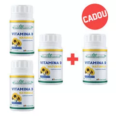 Pachet 3+1 Gratuit Vitamina D Naturală 60 cps